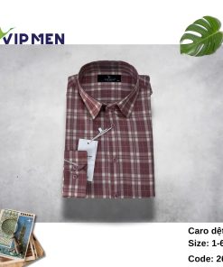 Áo sơ mi caro dệt #2668-1