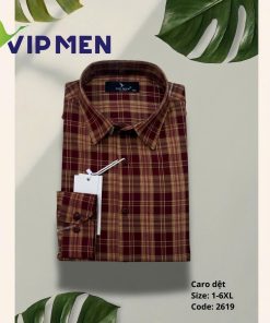 Áo sơ mi Caro Dệt