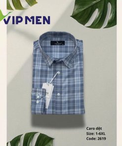 Áo sơ mi caro dệt #2668-5