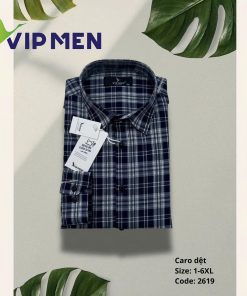 Áo sơ mi caro dệt #2668-7