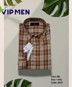Áo sơ mi caro dệt #2668-8